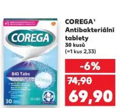 Kaufland COREGA¹ Antibakteriální tablety nabídka