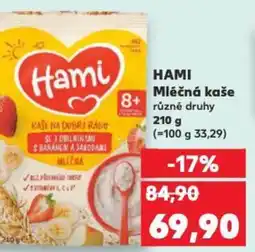 Kaufland HAMI Mléčná kaše nabídka