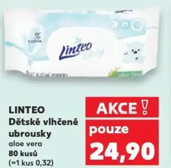 Kaufland LINTEO Dětské vlhčené ubrousky nabídka