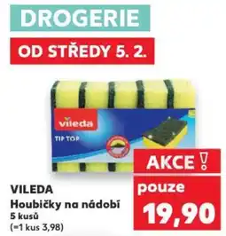 Kaufland VILEDA Houbičky na nádobí nabídka