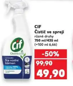 Kaufland CIF Čistič ve spreji nabídka