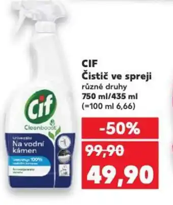 Kaufland CIF Čistič ve spreji nabídka