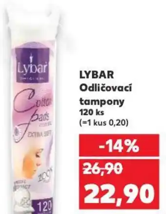 Kaufland LYBAR Odličovací tampony nabídka