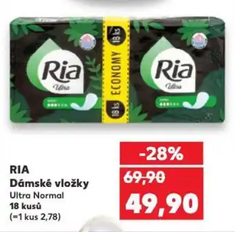 Kaufland RIA Dámské vložky nabídka