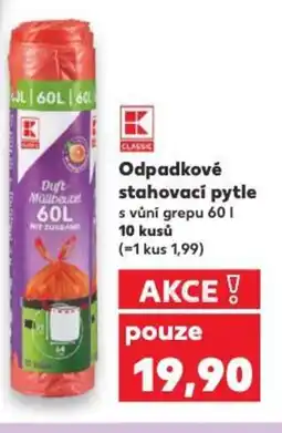 Kaufland Odpadkové stahovací pytle nabídka