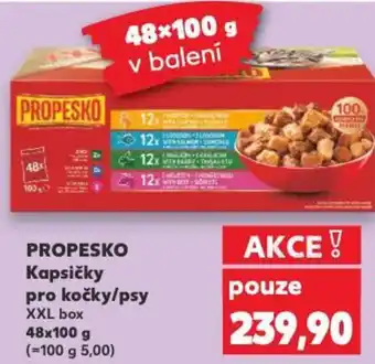 Kaufland PROPESKO Kapsičky pro kočky/psy nabídka