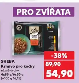 Kaufland SHEBA Krmivo pro kočky nabídka