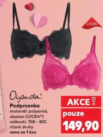 Kaufland Podprsenka nabídka