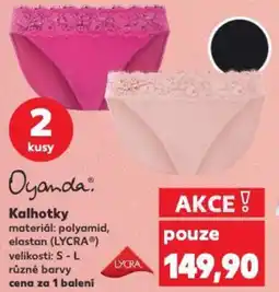 Kaufland OYANDA Kalhotky nabídka