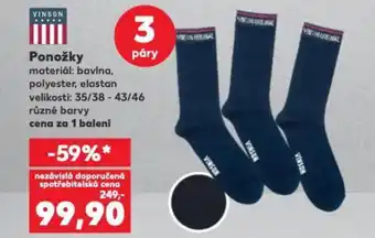 Kaufland Ponožky nabídka