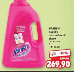 Kaufland VANISH Tekutý odstraňovač skvrn nabídka