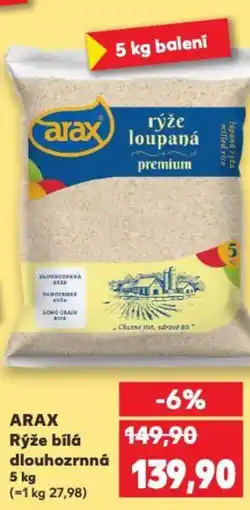 Kaufland ARAX Rýže bílá dlouhozrnná nabídka