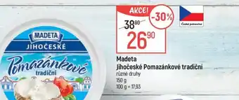 Globus MADETA Jihočeské Pomazánkové tradiční nabídka