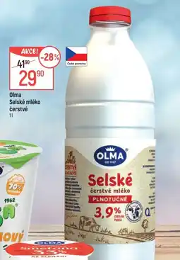 Globus OLMA Selské mléko čerstvé nabídka