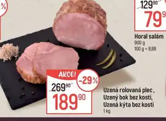 Globus Uzená rolovaná plec, Uzený bok bez kosti nabídka