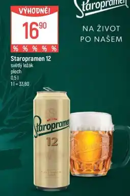 Globus Staropramen 12 světlý ležák nabídka