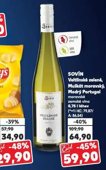 Kaufland Sovín muškát moravský nabídka