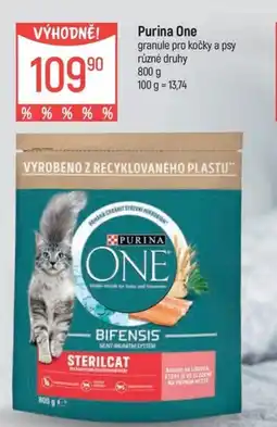 Globus Purina One granule pro kočky a psy nabídka