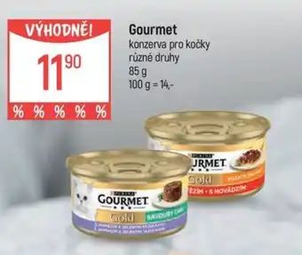 Globus Gourmet konzerva pro kočky nabídka