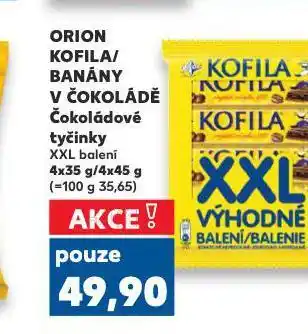 Kaufland Banány v čokoládě nabídka