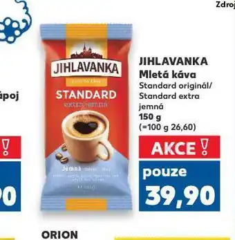 Kaufland Káva jihlavanka nabídka