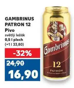 Kaufland Pivo gambrinus nabídka