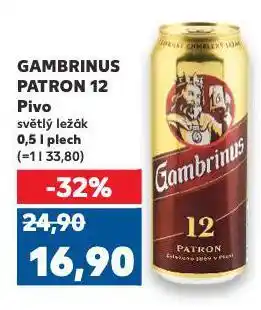 Kaufland Pivo gambrinus nabídka