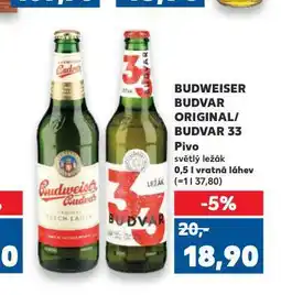 Kaufland Pivo budvar 33 nabídka