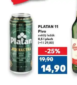 Kaufland Pivo platan nabídka