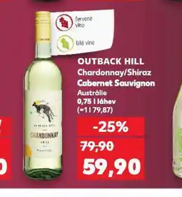 Kaufland Outback hill shiraz nabídka