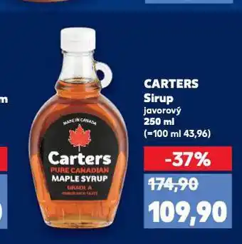 Kaufland Carters javorový sirup nabídka