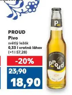 Kaufland Pivo proud nabídka