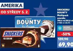 Kaufland Snickers zmrzlina nabídka