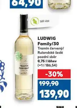 Kaufland Ludwig family tramín červený nabídka