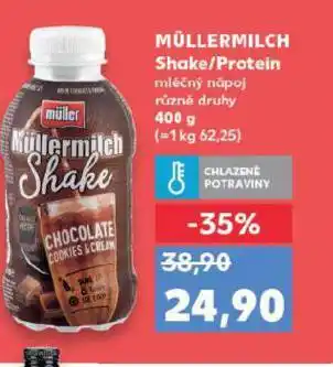 Kaufland Mullermilch mléčný nápoj nabídka