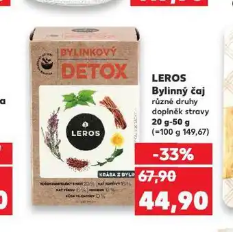 Kaufland Leros čaj nabídka