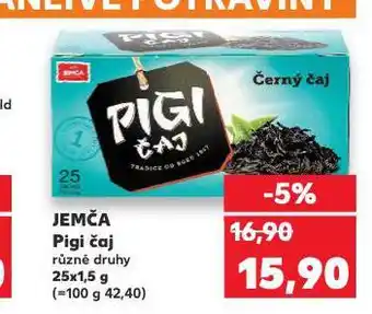 Kaufland Jemča čaj nabídka