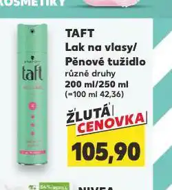 Kaufland Taft pěnové tužidlo nabídka