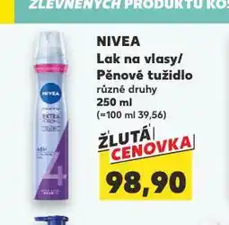 Kaufland Nivea pěnové tužidlo nabídka