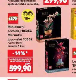 Kaufland Lego meruňka japonská nabídka