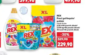 Kaufland Rex prací prostředek nabídka