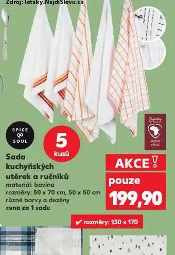 Kaufland Sada utěrek nabídka