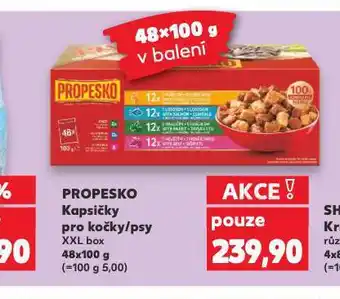 Kaufland Propesko kapsičky pro psy nabídka