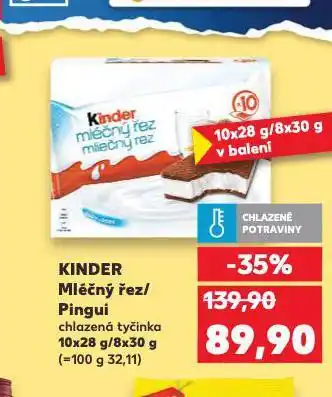 Kaufland Kinder pingui nabídka