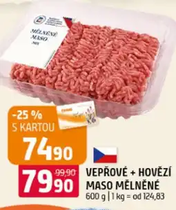 Terno Vepřové + hovězí maso melnené nabídka