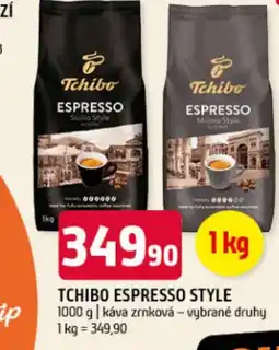 Terno TCHIBO Espresso style nabídka