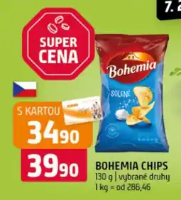 Terno Bohemia chips nabídka