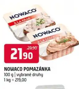 Terno Nowaco pomazánka nabídka