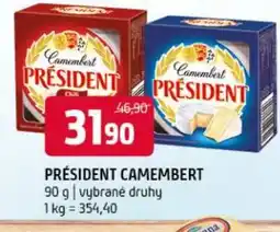 Terno Président camembert nabídka