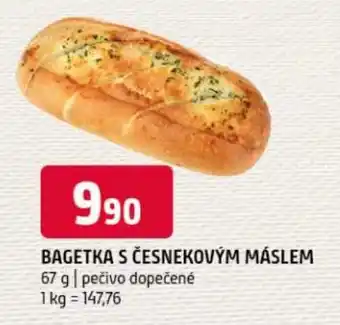 Terno Bagetka s česnekovým máslem nabídka